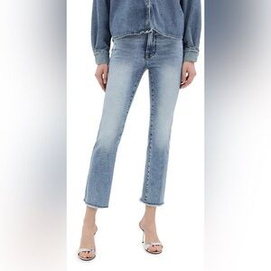 Good American good legs straight jeans in Indigo Sz 30